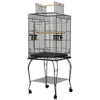 i.Pet Large Bird Cage with Perch - Black Bird Kings Warehouse