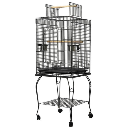 i.Pet Large Bird Cage with Perch - Black Bird Kings Warehouse