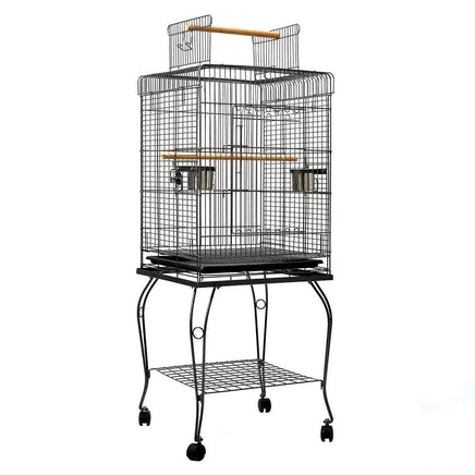 i.Pet Large Bird Cage with Perch - Black Bird Kings Warehouse