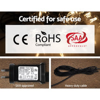 Jingle Jollys 41m LED Festoon String Lights 40 Bulbs Kits Wedding Party Christmas G80 Lights Kings Warehouse