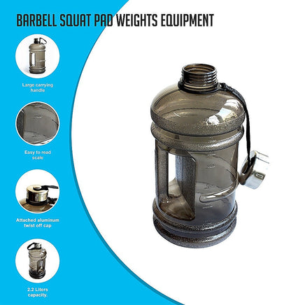 Jumbo 2.2L Sports Water Drink Bottle Sports & Fitness > Fitness Accessories Kings Warehouse