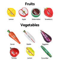 Keezi Kids Pretend Play Food Kitchen Wooden Toys Childrens Cooking Utensils Food Kings Warehouse