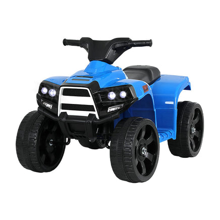 Kids Ride On ATV Quad Motorbike Car 4 Wheeler Electric Toys Battery Blue Kings Warehouse
