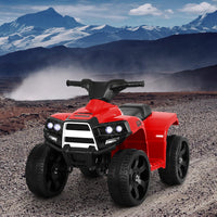Kids Ride On ATV Quad Motorbike Car 4 Wheeler Electric Toys Battery Red Kings Warehouse