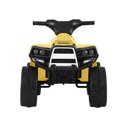 Kids Ride On ATV Quad Motorbike Car 4 Wheeler Electric Toys Battery Yellow Kings Warehouse