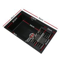 Kitchen Sink 80X48CM Granite Stone Kitchen Sinks in Black Kings Warehouse