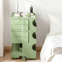 KW Bedside Table Side Tables Nightstand Organizer Replica Boby Trolley 5Tier Green living room Kings Warehouse 