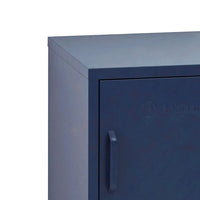 KW Metal Locker Storage Shelf Filing Cabinet Cupboard Bedside Table Blue Kings Warehouse 