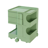 KW Replica Boby Trolley Storage 3 Tier Drawer Cart Shelf Mobile Green living room Kings Warehouse 