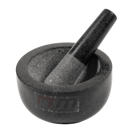 Large Pestle and Mortar Set Durable Granite Stone Spice & Herb Crusher Home & Garden Kings Warehouse