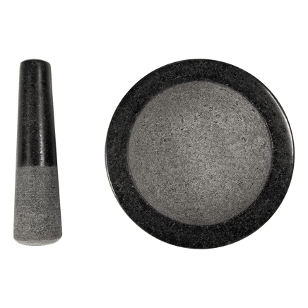 Large Pestle and Mortar Set Durable Granite Stone Spice & Herb Crusher Home & Garden Kings Warehouse