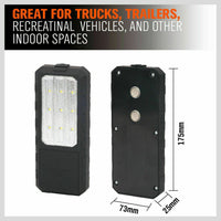 LED Light Camping Portable Magnetic Garage Work Auto Repair Torch Super Bright Kings Warehouse