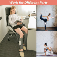 Leg Massager Heated Air Compression Foot Massage Calf Circulation Muscles Relax Kings Warehouse
