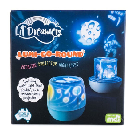Lil Dreamers Lumi-Go-Round Space Rotating Projector Light Kings Warehouse