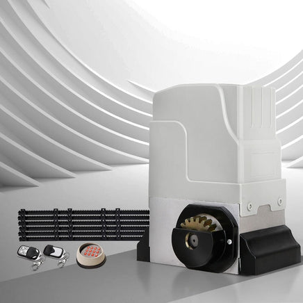 LockMaster Electric Sliding Gate Opener 1800KG With Keypad Remote 6M Rail Kings Warehouse