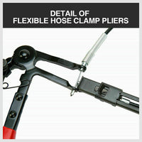 Long Hose Clamp Pliers 24" Flexible Extension Wire Oil Fuel Hose Clip Remove Kings Warehouse