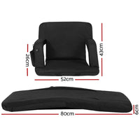 Lounge Sofa Bed With Armrest Heated Floor Recliner Futon Couch Folding Chair Cushion Kings Warehouse