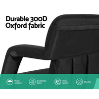 Lounge Sofa Bed With Armrest Heated Floor Recliner Futon Couch Folding Chair Cushion Kings Warehouse