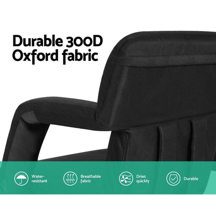 Lounge Sofa Bed With Armrest Heated Floor Recliner Futon Couch Folding Chair Cushion Kings Warehouse