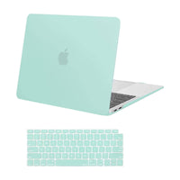 MacBook Air 13 Inch Case 2020 2019 2018, A1932, A2179, A2337 Shell Case Keyboard Cover Green Kings Warehouse