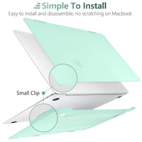 MacBook Air 13 Inch Case 2020 2019 2018, A1932, A2179, A2337 Shell Case Keyboard Cover Green Kings Warehouse