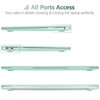 MacBook Air 13 Inch Case 2020 2019 2018, A1932, A2179, A2337 Shell Case Keyboard Cover Green Kings Warehouse