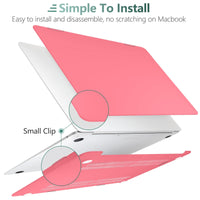 MacBook Air 13 Inch Case 2020 2019 2018, A1932, A2179, A2337 Shell Case Keyboard Cover Pink Kings Warehouse