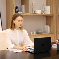 MacBook Air 13 Inch Case 2020 2019 2018, A1932, A2179,A2337 Shell Case Keyboard Cover Black Kings Warehouse