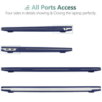 MacBook Air 13 Inch Case 2020 2019 2018, A1932, A2179,A2337 Shell Case Keyboard Cover Blue Kings Warehouse