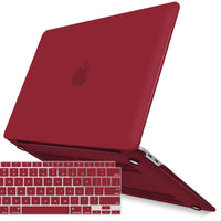 MacBook Air 13 Inch Case 2020 2019 2018, A1932, A2179,A2337 Shell Case Keyboard Cover Wine Red Kings Warehouse