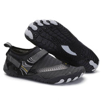 Men Women Water Shoes Barefoot Quick Dry Aqua Sports Shoes - Black Size EU41 = US7.5 Kings Warehouse 