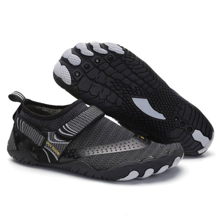 Men Women Water Shoes Barefoot Quick Dry Aqua Sports Shoes - Black Size EU41 = US7.5 Kings Warehouse