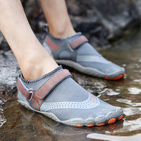 Men Women Water Shoes Barefoot Quick Dry Aqua Sports Shoes - Grey Size EU42 = US8 Kings Warehouse