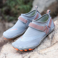 Men Women Water Shoes Barefoot Quick Dry Aqua Sports Shoes - Grey Size EU42 = US8 Kings Warehouse