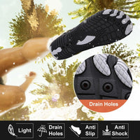 Men Women Water Shoes Barefoot Quick Dry Aqua Sports Shoes - Grey Size EU42 = US8 Kings Warehouse