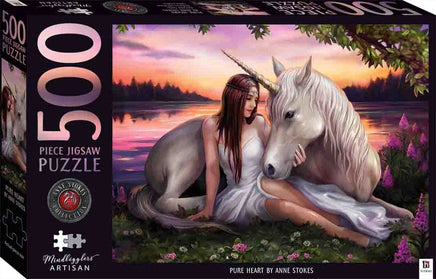 Mindbogglers Artisan Jigsaw: Pure Heart 500 Piece Puzzle Kings Warehouse