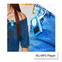 Mini Clip 16G MP3 Music Player With USB Cable & Earphone Black Kings Warehouse