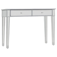 Mirrored Console Table MDF and Glass 106.5x38x76.5 cm Kings Warehouse 
