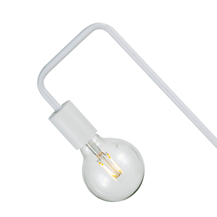 Modern Table lamp Desk Light Base Bedside Bedroom White Kings Warehouse