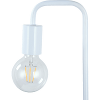 Modern Table lamp Desk Light Timber Base Bedside Bedroom White Kings Warehouse