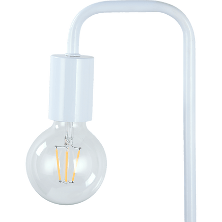 Modern Table lamp Desk Light Timber Base Bedside Bedroom White Kings Warehouse