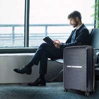 Olympus Astra 24in Lightweight Hard Shell Suitcase - Aegean Blue Kings Warehouse