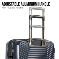 Olympus Astra 24in Lightweight Hard Shell Suitcase - Aegean Blue Kings Warehouse