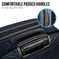 Olympus Astra 24in Lightweight Hard Shell Suitcase - Aegean Blue Kings Warehouse