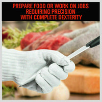 One-Pair Cut Resistant Gloves Anti Cutting Level 5 Kitchen Butcher Protection Kings Warehouse