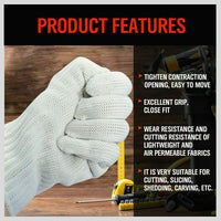 One-Pair Cut Resistant Gloves Anti Cutting Level 5 Kitchen Butcher Protection Kings Warehouse