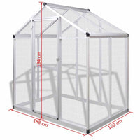 Outdoor Aviary Aluminium 178x122x194 cm Kings Warehouse