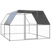 Outdoor Chicken Cage 3x4x2 m Galvanised Steel coops & hutches Kings Warehouse
