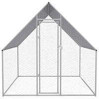 Outdoor Chicken Cage Galvanised Steel 2x2x1.92 m Kings Warehouse