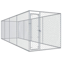Outdoor Dog Kennel 7.6x1.9 m Kings Warehouse